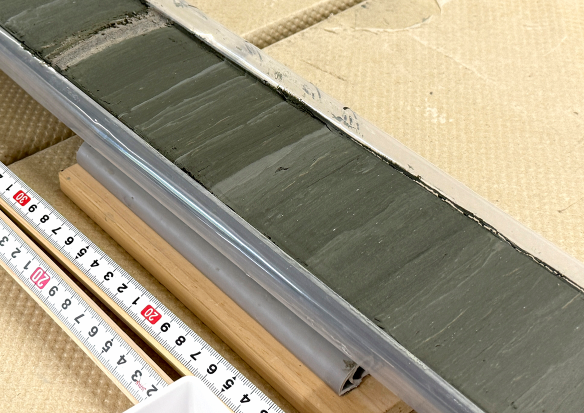 年縞　作業直後